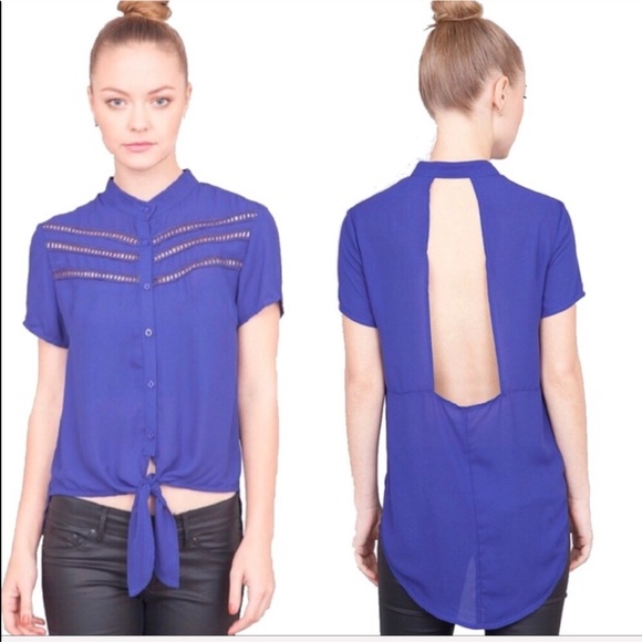 Open back button up top w/ ladder trim - Picture 5 of 5